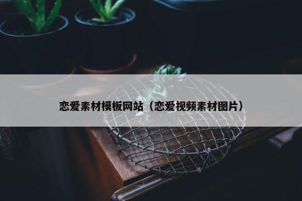 恋爱素材模板网站（恋爱视频素材图片）