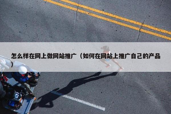 怎么样在网上做网站推广（如何在网站上推广自己的产品）