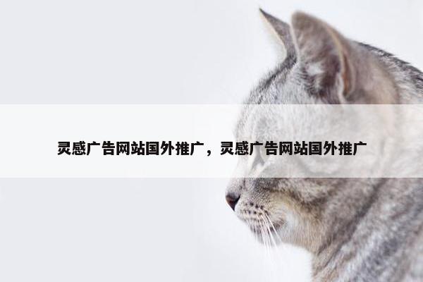 灵感广告网站国外推广，灵感广告网站国外推广