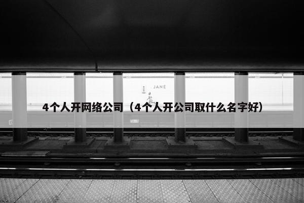 4个人开网络公司（4个人开公司取什么名字好）