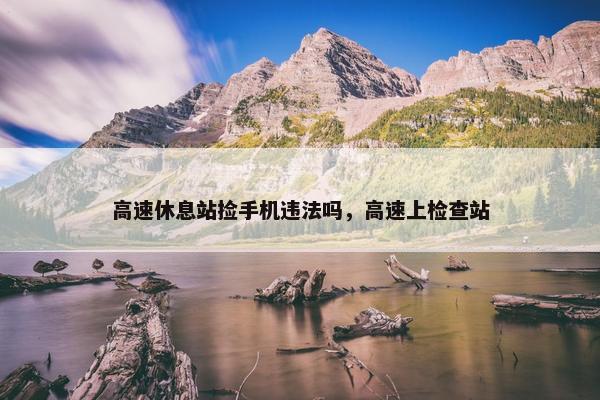 高速休息站捡手机违法吗，高速上检查站