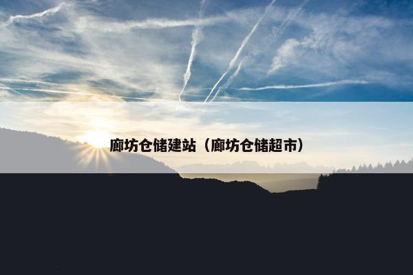 廊坊仓储建站（廊坊仓储超市）