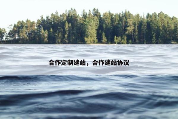 合作定制建站，合作建站协议