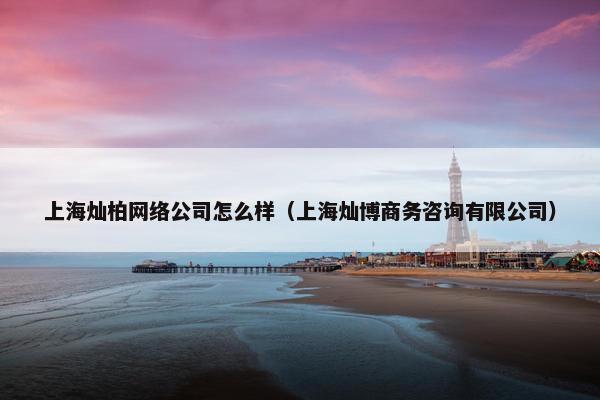 上海灿柏网络公司怎么样（上海灿博商务咨询有限公司）