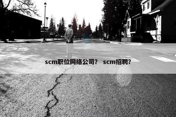 scm职位网络公司？ scm招聘？