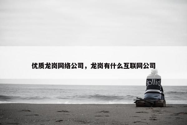 优质龙岗网络公司，龙岗有什么互联网公司