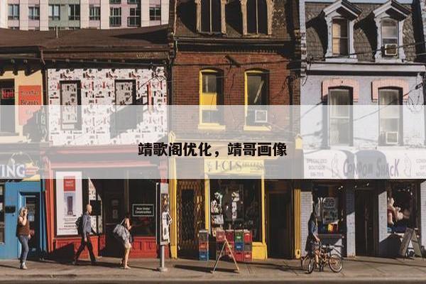 靖歌阁优化，靖哥画像