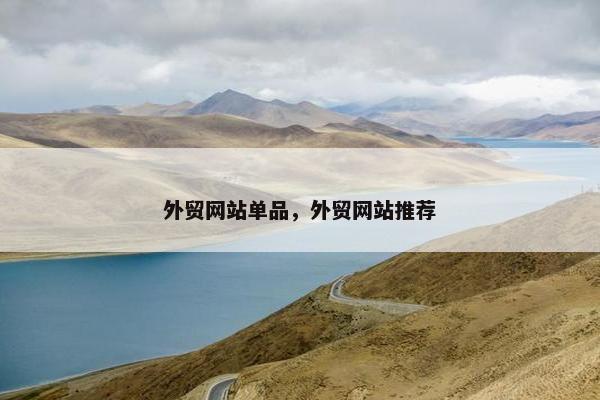外贸网站单品，外贸网站推荐