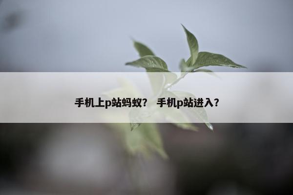 手机上p站蚂蚁？ 手机p站进入？