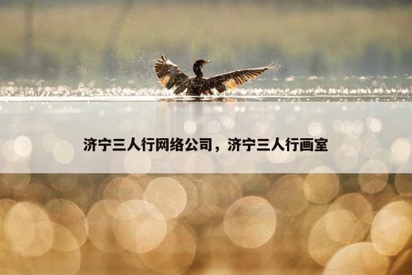 济宁三人行网络公司，济宁三人行画室