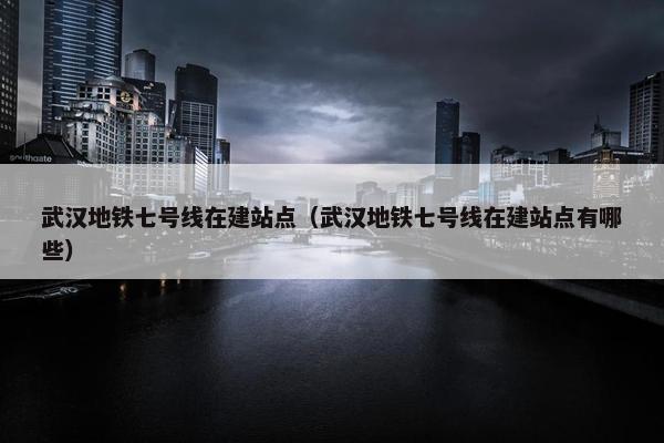 武汉地铁七号线在建站点（武汉地铁七号线在建站点有哪些）