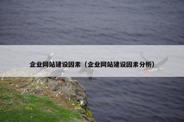企业网站建设因素（企业网站建设因素分析）