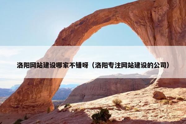 洛阳网站建设哪家不错呀（洛阳专注网站建设的公司）