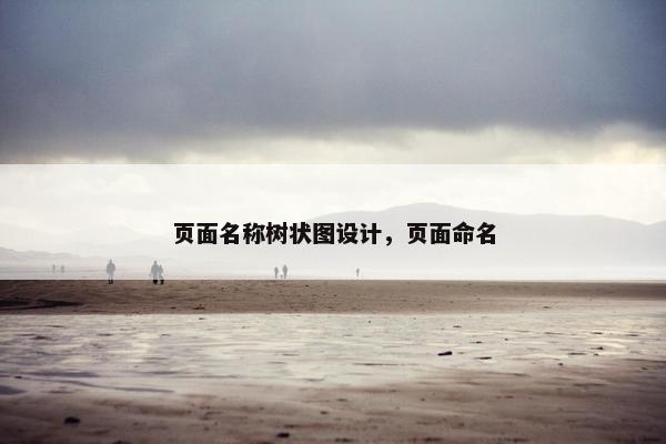 页面名称树状图设计，页面命名