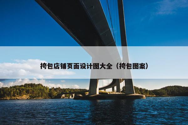 挎包店铺页面设计图大全（挎包图案）