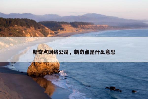 新奇点网络公司，新奇点是什么意思