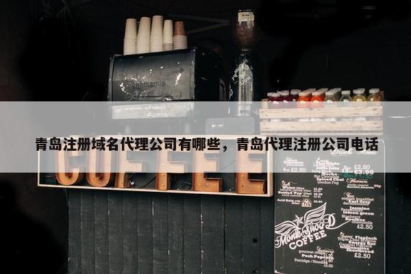 青岛注册域名代理公司有哪些，青岛代理注册公司电话