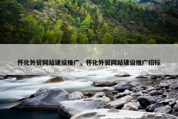 怀化外贸网站建设推广，怀化外贸网站建设推广招标