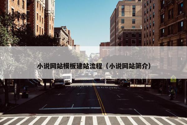 小说网站模板建站流程（小说网站简介）