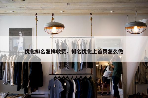 优化排名怎样收费，排名优化上首页怎么做