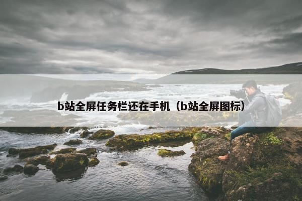 b站全屏任务栏还在手机（b站全屏图标）