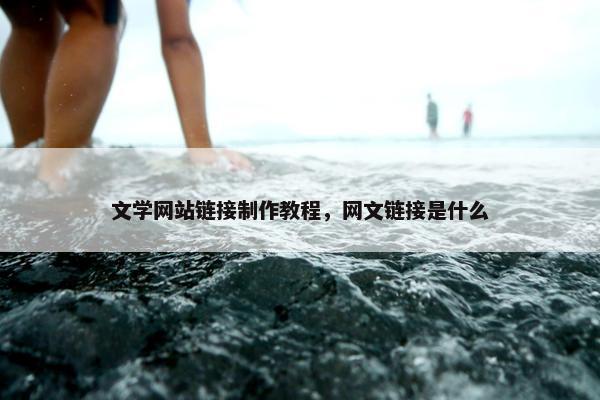 文学网站链接制作教程，网文链接是什么
