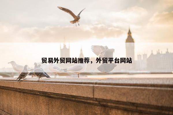 贸易外贸网站推荐，外贸平台网站