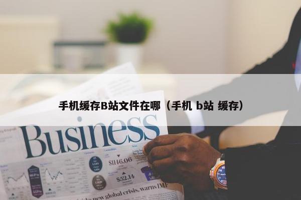 手机缓存B站文件在哪（手机 b站 缓存）