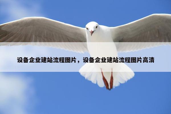 设备企业建站流程图片，设备企业建站流程图片高清
