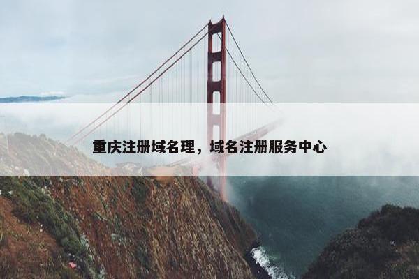 重庆注册域名理，域名注册服务中心