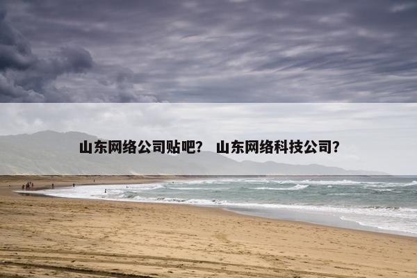 山东网络公司贴吧？ 山东网络科技公司？