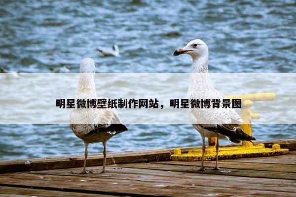 明星微博壁纸制作网站，明星微博背景图