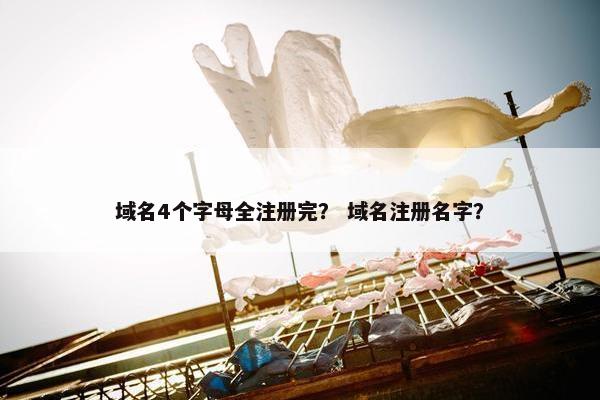 域名4个字母全注册完？ 域名注册名字？