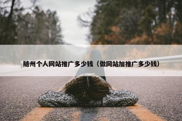 随州个人网站推广多少钱（做网站加推广多少钱）