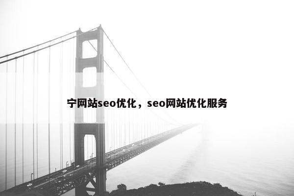宁网站seo优化，seo网站优化服务