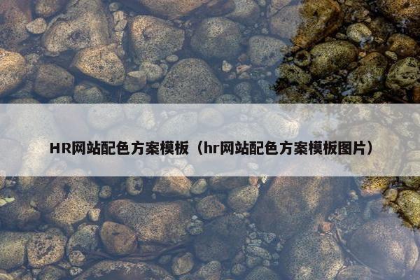 HR网站配色方案模板（hr网站配色方案模板图片）