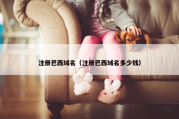 注册巴西域名（注册巴西域名多少钱）