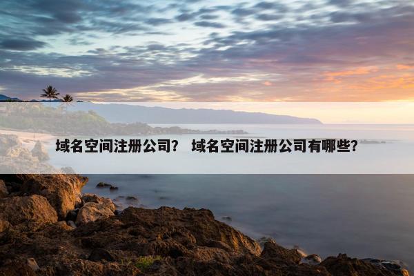 域名空间注册公司？ 域名空间注册公司有哪些？