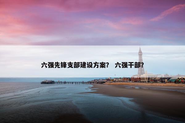 六强先锋支部建设方案？ 六强干部？