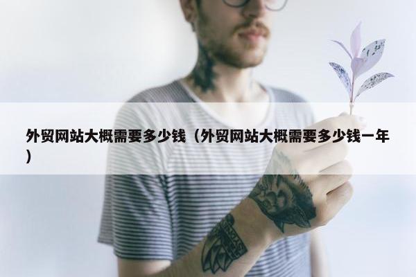 外贸网站大概需要多少钱（外贸网站大概需要多少钱一年）