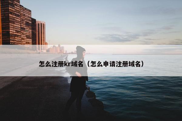怎么注册kr域名（怎么申请注册域名）