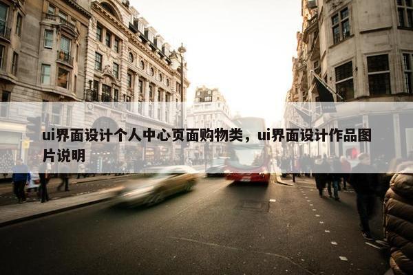 ui界面设计个人中心页面购物类，ui界面设计作品图片说明