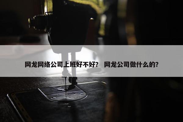 网龙网络公司上班好不好？ 网龙公司做什么的？
