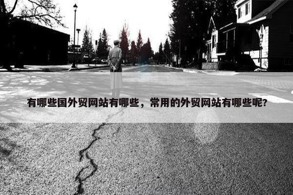 有哪些国外贸网站有哪些，常用的外贸网站有哪些呢?