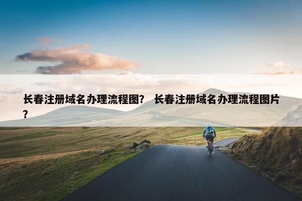 长春注册域名办理流程图？ 长春注册域名办理流程图片？