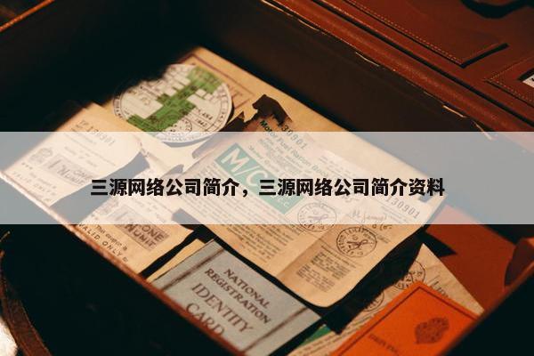 三源网络公司简介，三源网络公司简介资料