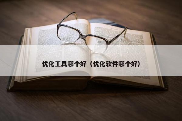 优化工具哪个好（优化软件哪个好）