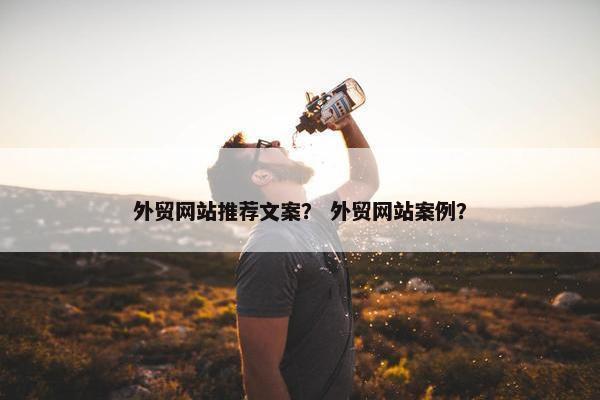 外贸网站推荐文案？ 外贸网站案例？