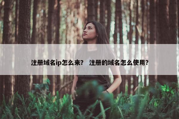 注册域名ip怎么来？ 注册的域名怎么使用？