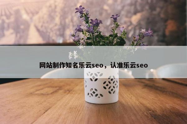 网站制作知名乐云seo，认准乐云seo